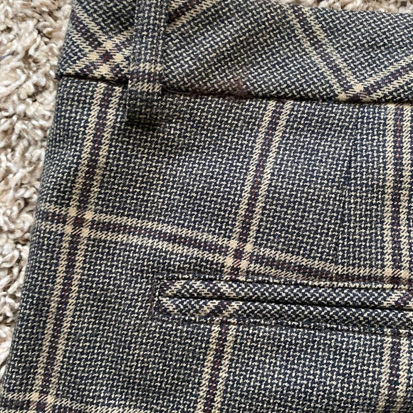 Pendleton Virgin Wool Plaid Pants Womens Size 16 Dress Casual Pants Brown - Picture 7 of 8